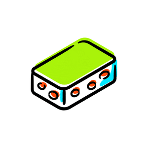 Scrub pad | Cleaning Items Names for Kids in English