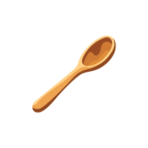 Serving spoon | Dining Table Items Names for Kids