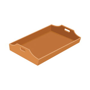 Serving tray | Tableware Names for Kids