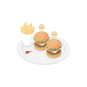 Sliders | Junk Food Names for Kids
