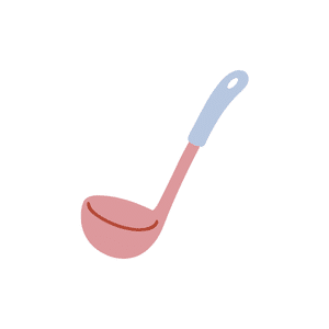 Soup spoon | Dining Table Items Names for Kids