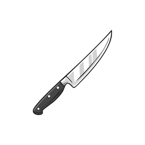 Steak knife | Dining Table Items Names for Kids