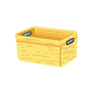 Storage basket | Cleaning Items Names for Kids in English