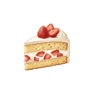 Strawberry cake | Dessert Names for Kids in English