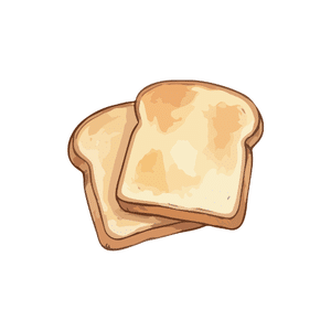 Toast | Breakfast Food Names for Kids