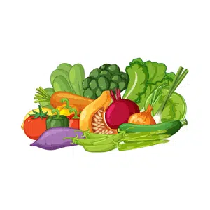 Vegetables | Healthy Food Names for Kids in English