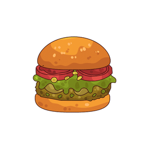 Veggie Burger | Junk Food Names for Kids