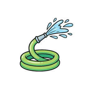 Water hose | Cleaning Items Names for Kids in English