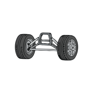 Axle | Bicycle Parts Names for Kids