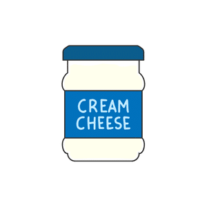 Cream Cheese | Dairy Products Names for Kids