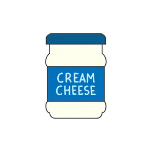 Cream Cheese | Dairy Products Names for Kids