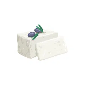 Feta Cheese | Dairy Products Names for Kids