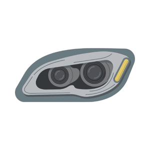 Headlight | Car Parts Names for Kids in English