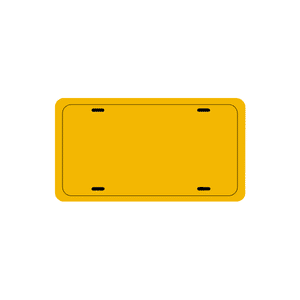 License Plate | Car Parts Names for Kids in English