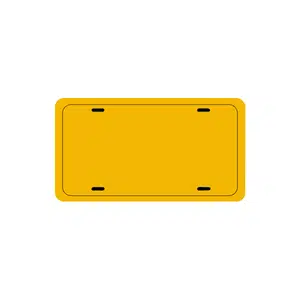 License Plate | Car Parts Names for Kids in English