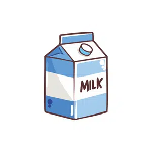 Milk | Dairy Products Names for Kids