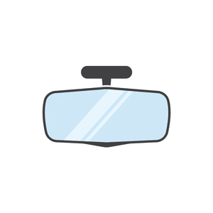Rearview Mirror | Car Parts Names for Kids in English