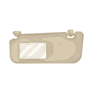 Sun Visor | Car Parts Names for Kids in English