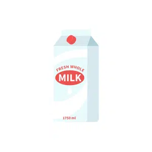 Whole Milk | Dairy Products Names for Kids