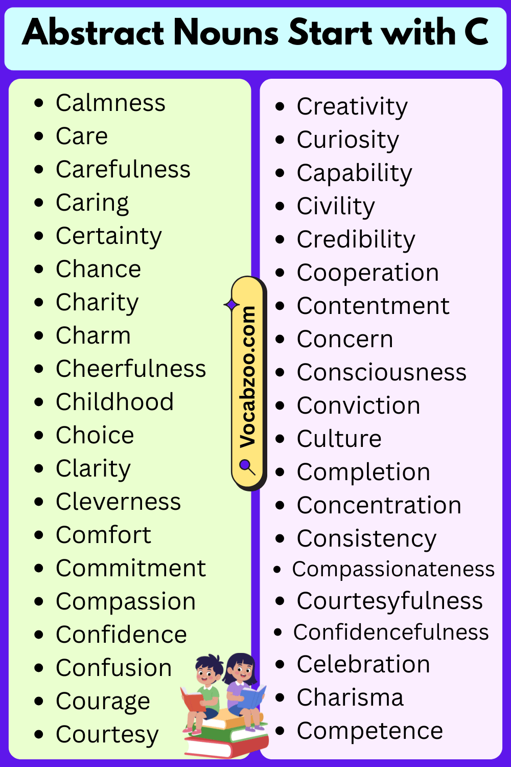 Abstract Nouns That Start with C