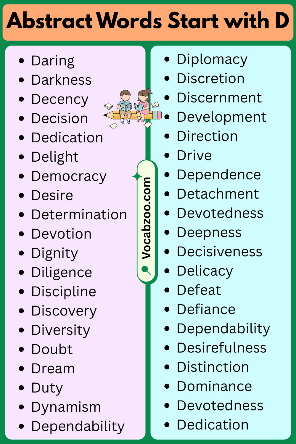 Abstract Words That Start with D
