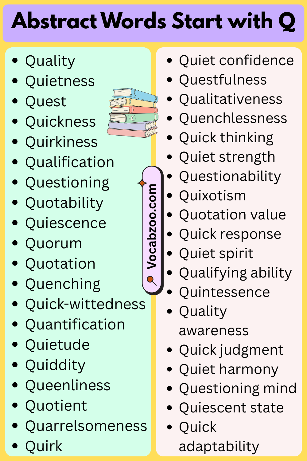 Abstract Words That Start with Q