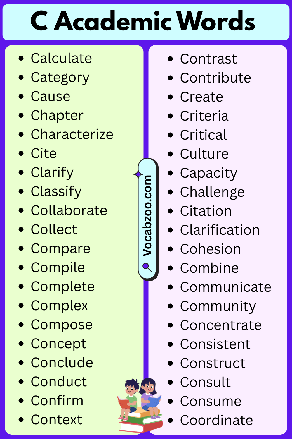 Academic Words That Start with C