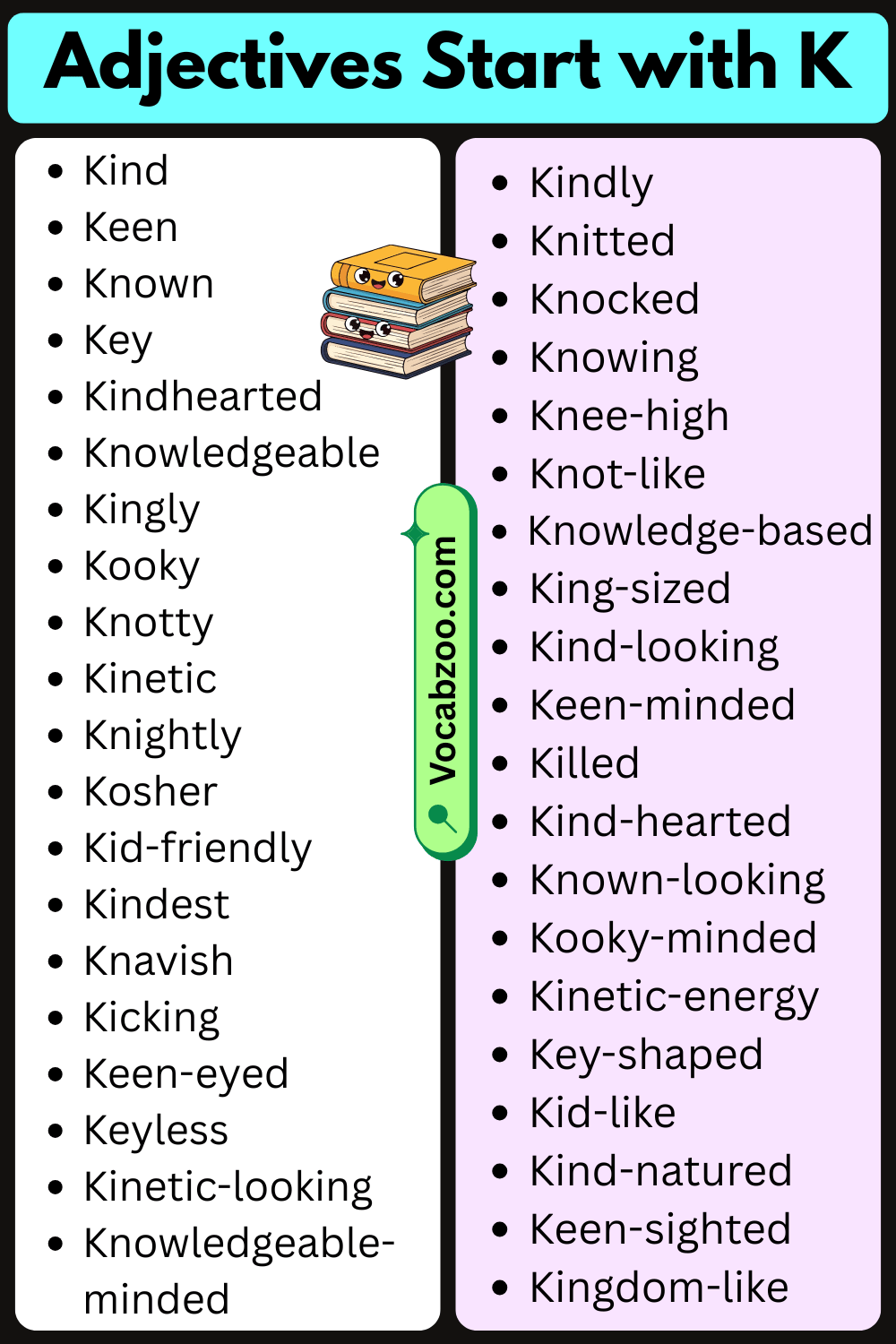 Adjectives That Start with K in English