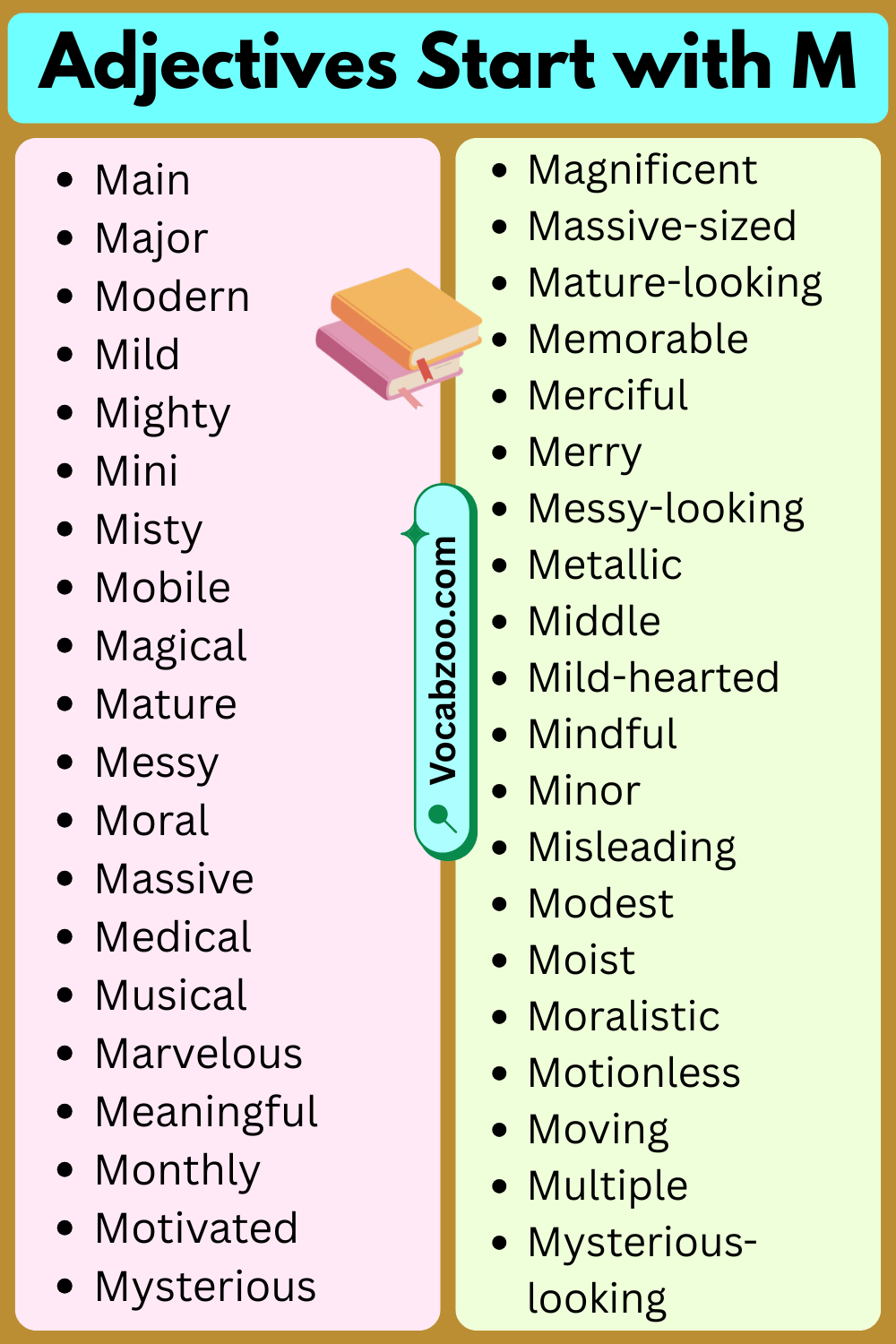 Adjectives That Start with M in English