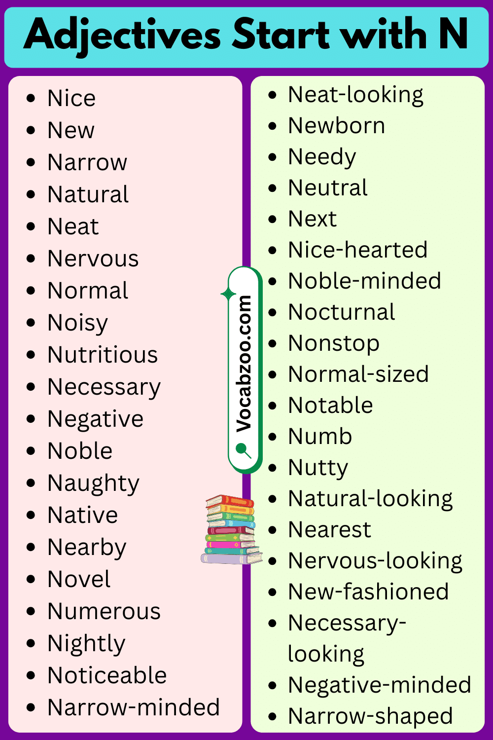Adjectives That Start with N in English