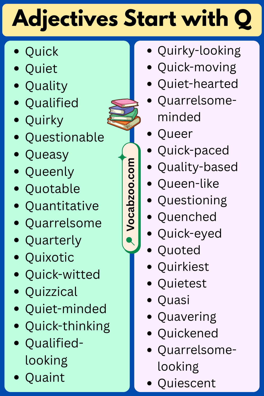 Adjectives That Start with Q in English