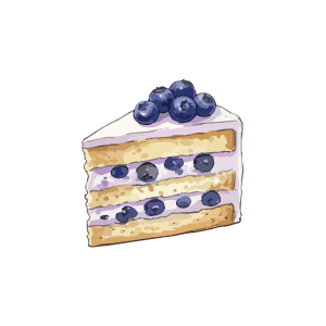 Blueberry Pastry | Pastry Names for Kids in English