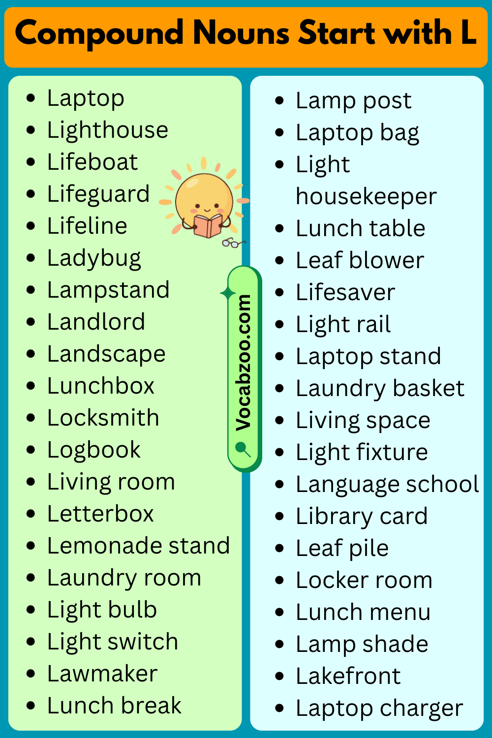 Compound Nouns That Start with L