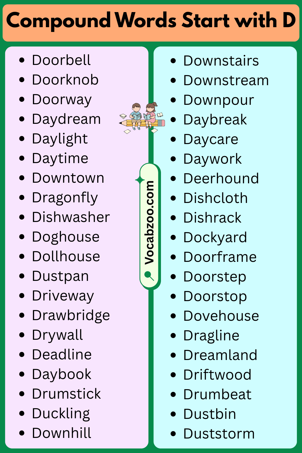Compound Words That Start with D