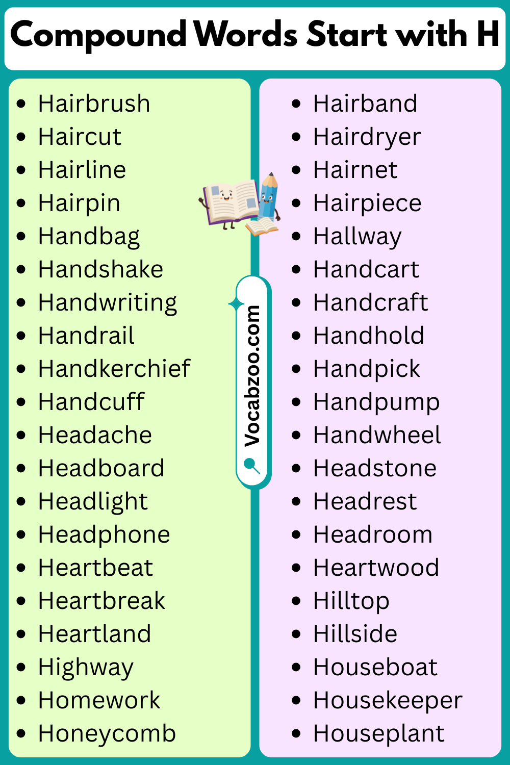 Compound Words That Start with H