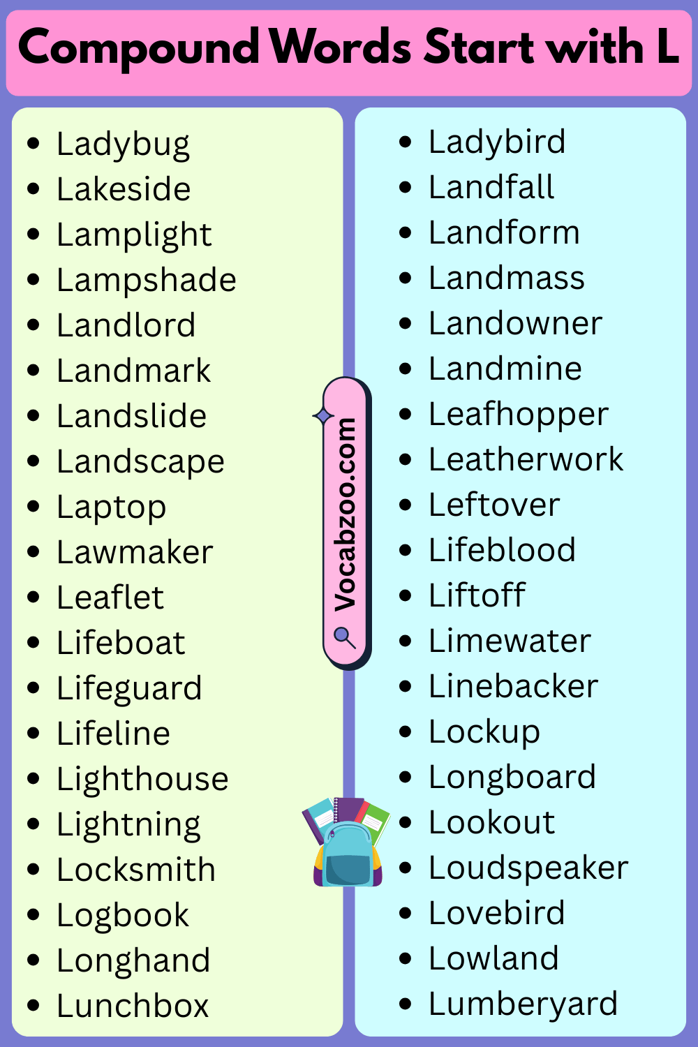 Compound Words That Start with L