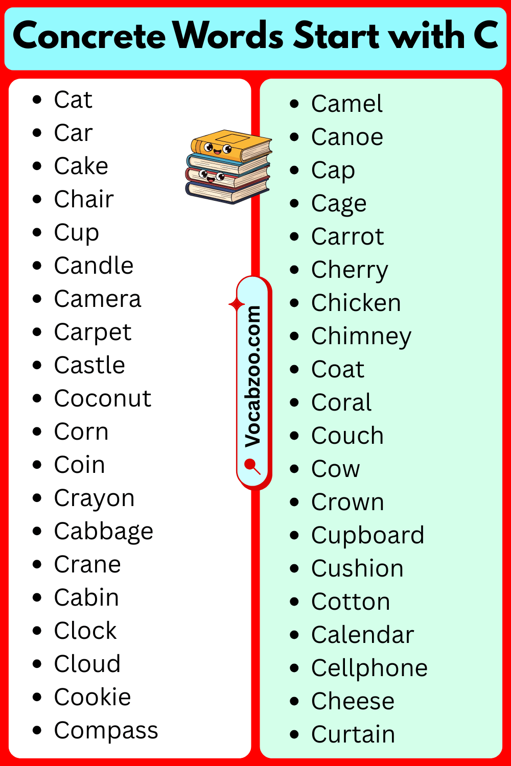 Concrete Words That Start with C