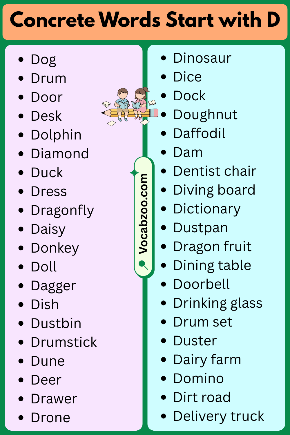 Concrete Words That Start with D