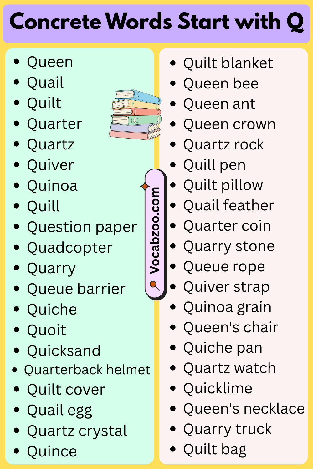 Concrete Words That Start with Q