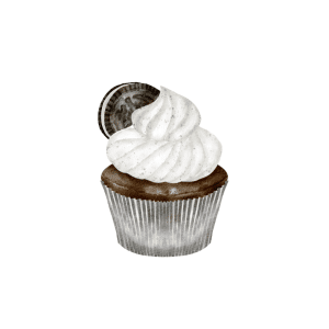 Cookies and Cream Muffin | Muffin Names for Kids in English