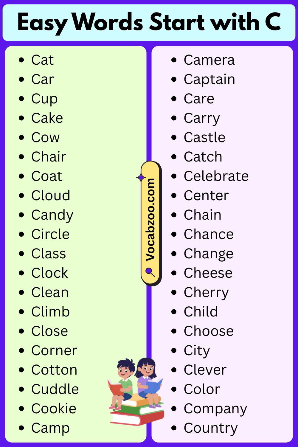 Easy Words That Start with C