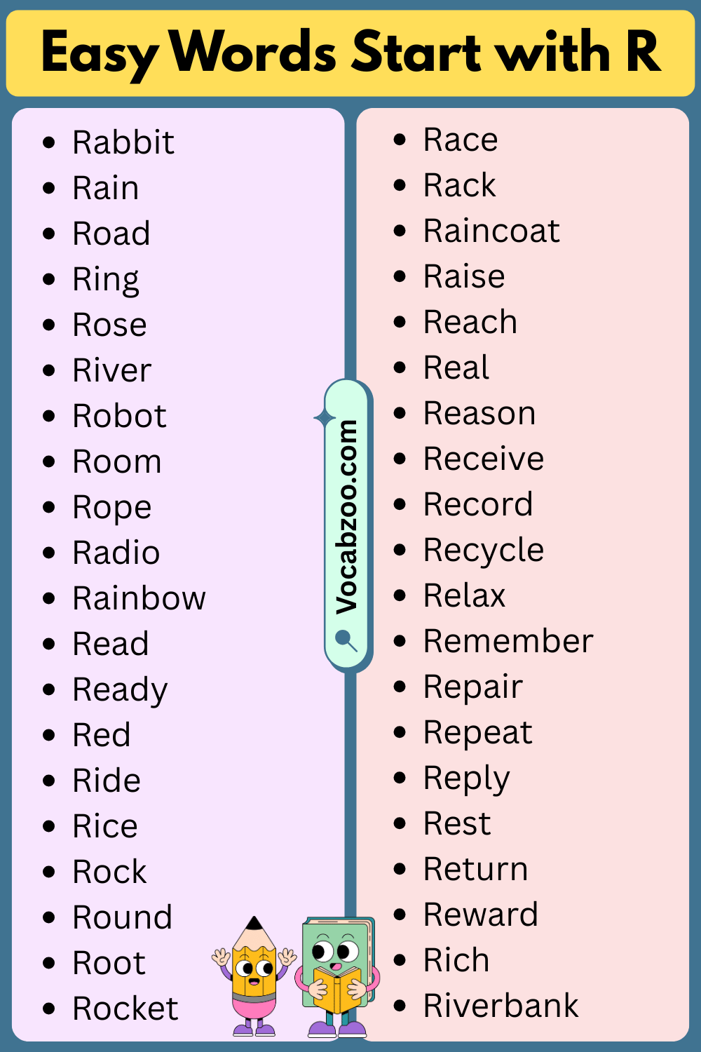 Easy Words That Start with R