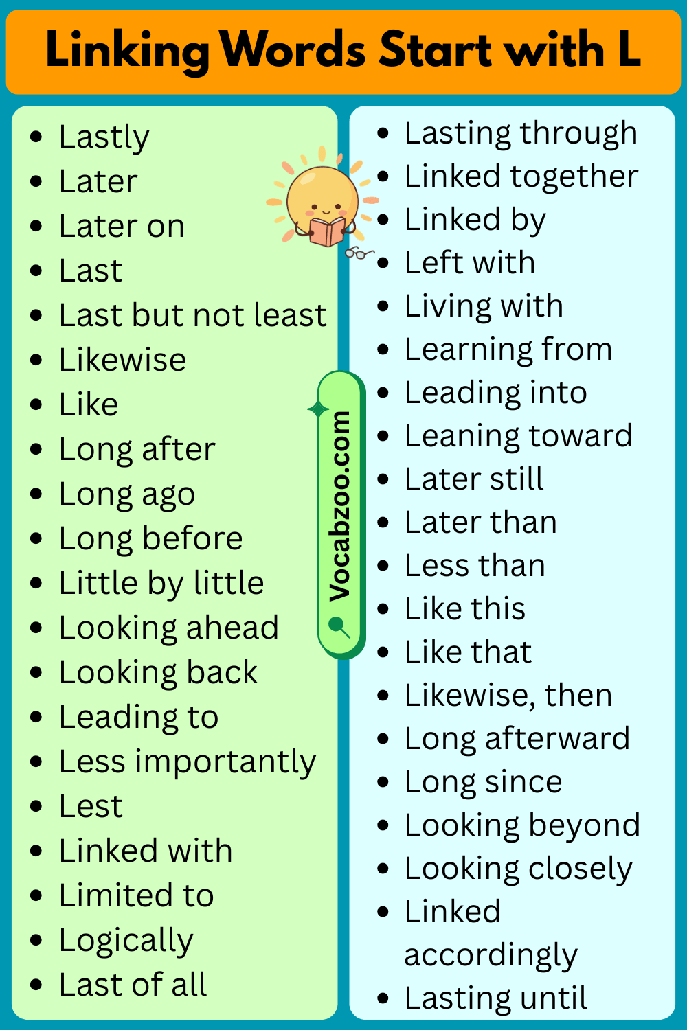 Linking Words That Start with L