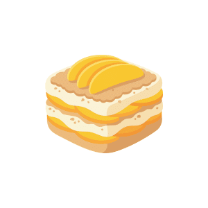 Mango Pastry | Pastry Names for Kids in English
