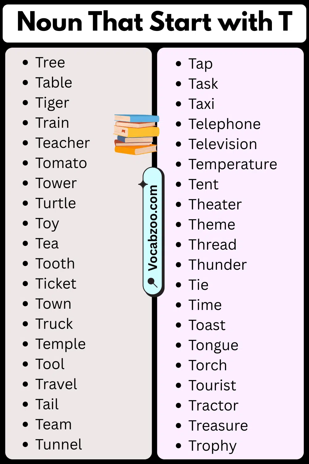 Noun That Start with T