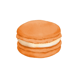 Orange Pastry | Pastry Names for Kids in English