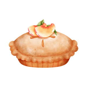 Peach Pastry | Pastry Names for Kids in English