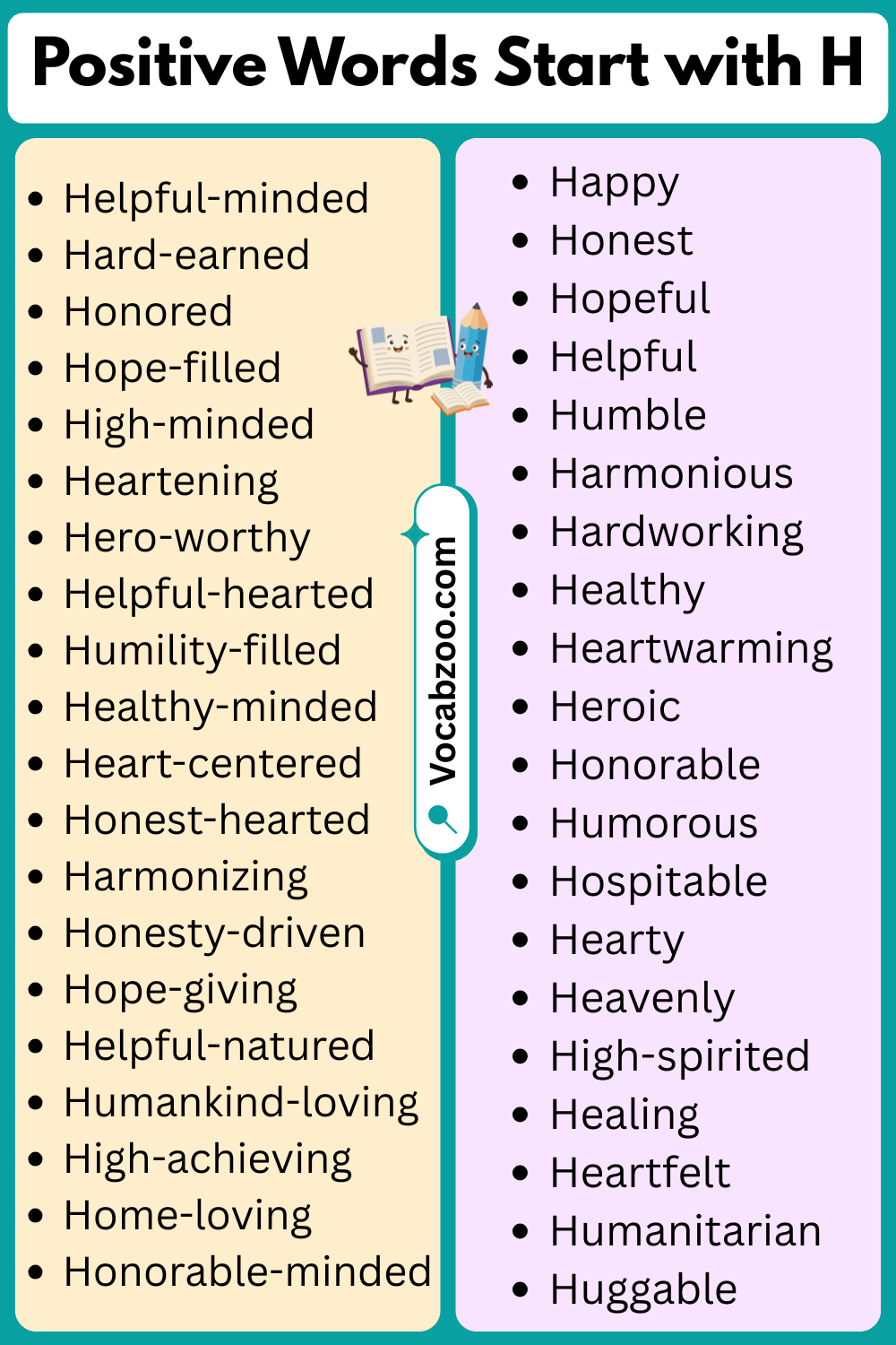 Positive Words That Start with H