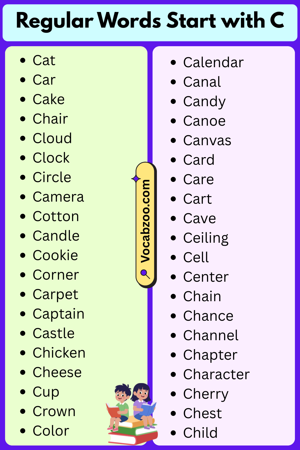 Regular Words List That Start with C