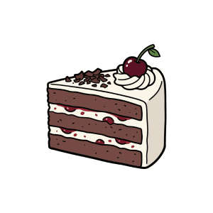White Forest Pastry